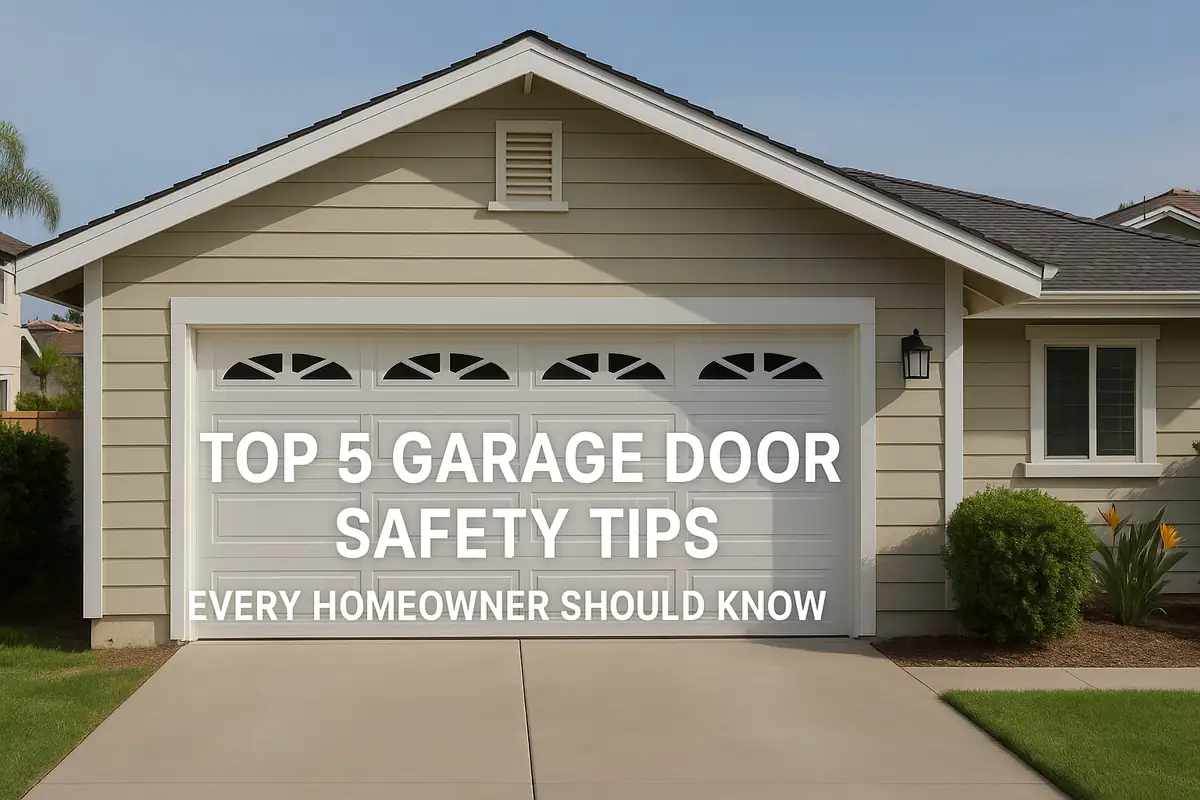 Top 5 Garage Door Safety Tips Every Homeowner Should Know in Greenwich, CT