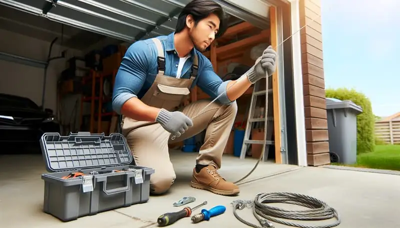 Garage Door Cable Repair — Fairview