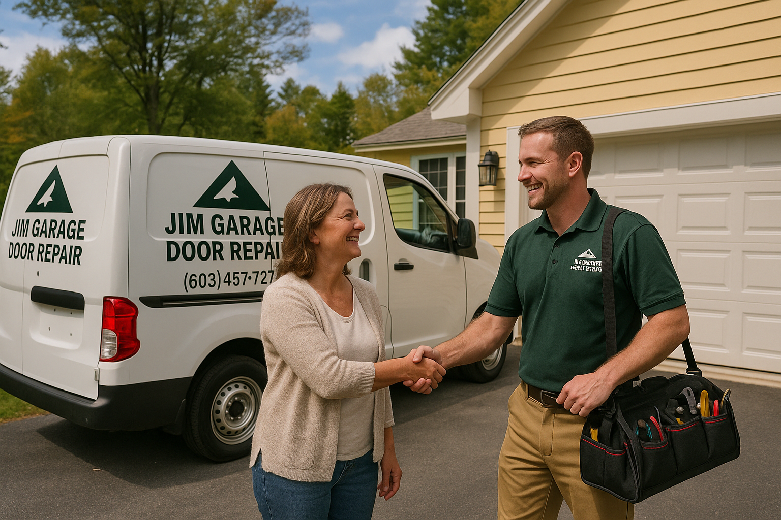 Garage door services in East Norwich, CT