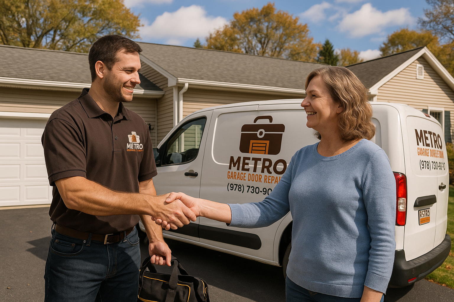 Garage door services in Irvington, CT