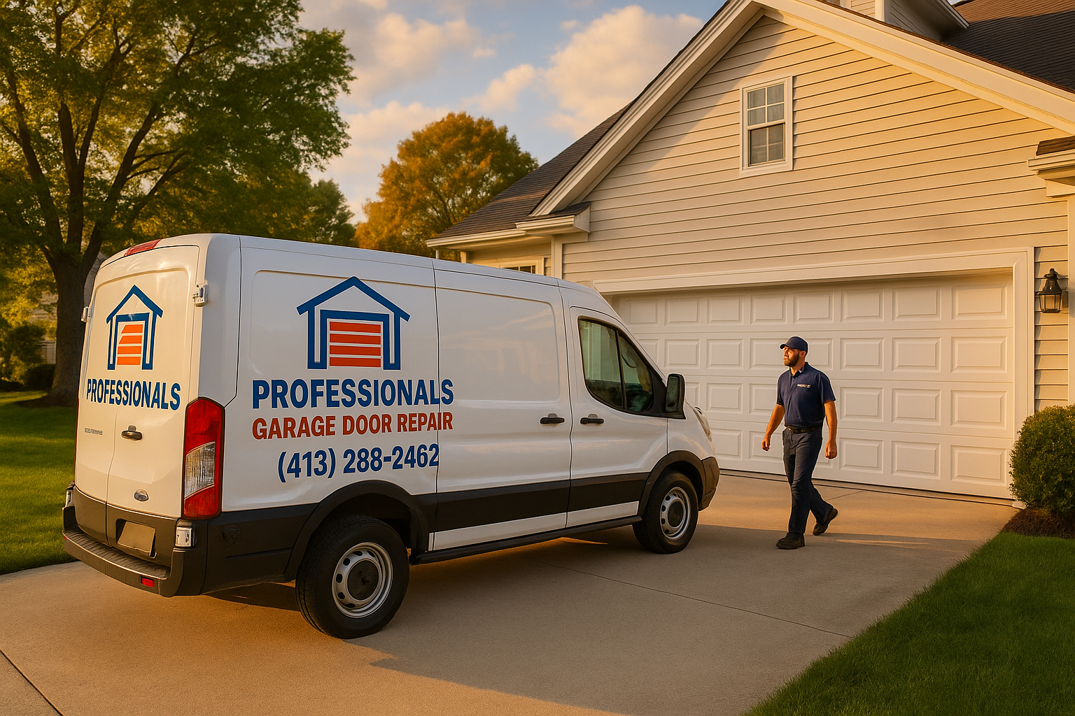 Garage door services in Larchmont, CT