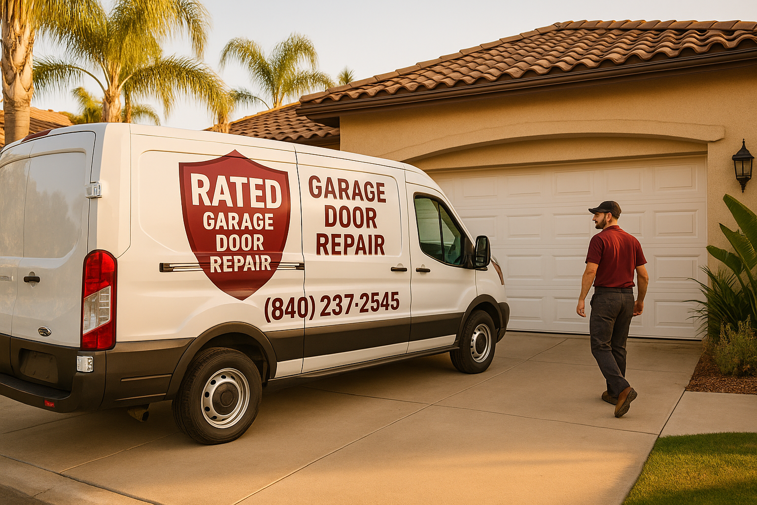 Garage door services in Tuckahoe, CT