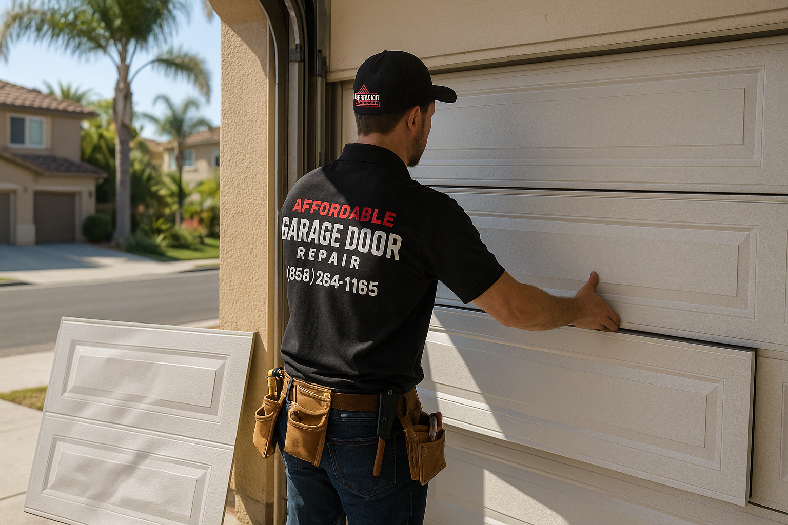 Garage Door Panel Replacement service in Byram