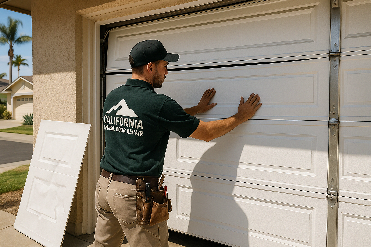 Garage Door Panel Replacement service in Oyster Bay