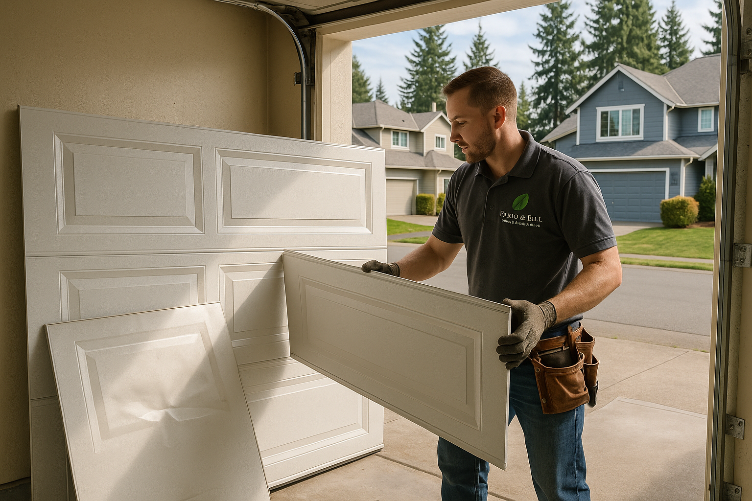 Garage Door Panel Replacement service in Scotts Corners