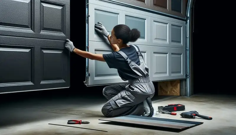 Garage Door Panel Replacement in Greenwich