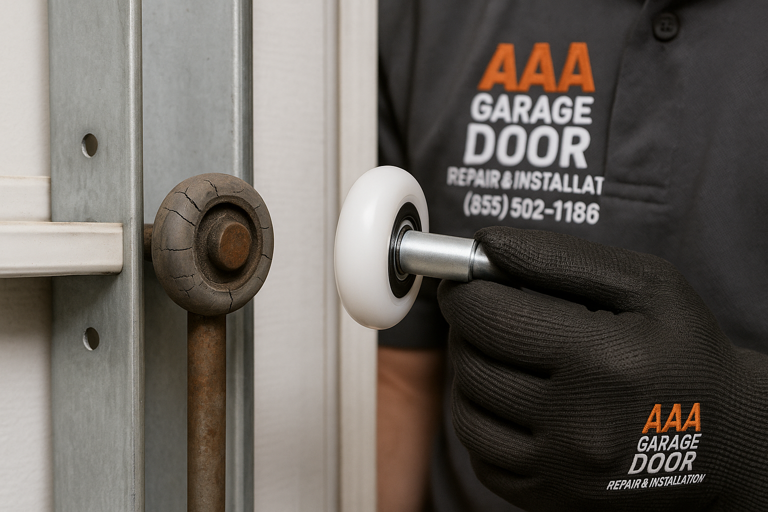 Garage Door Roller Replacement service in Glenbrook
