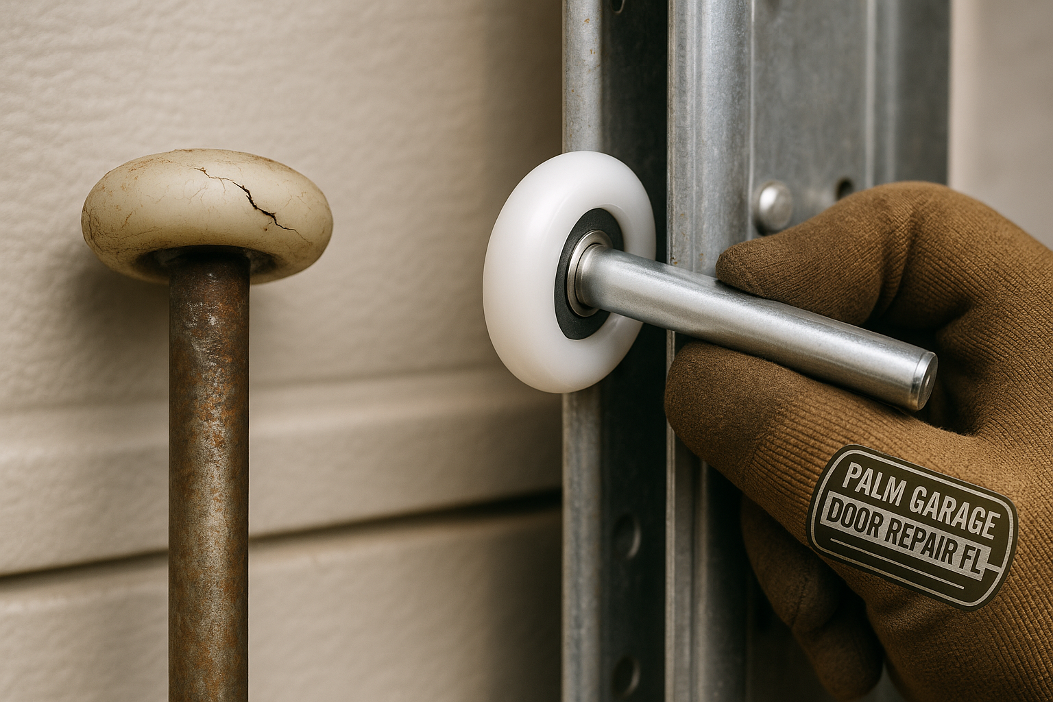 Garage Door Roller Replacement service in Harrison