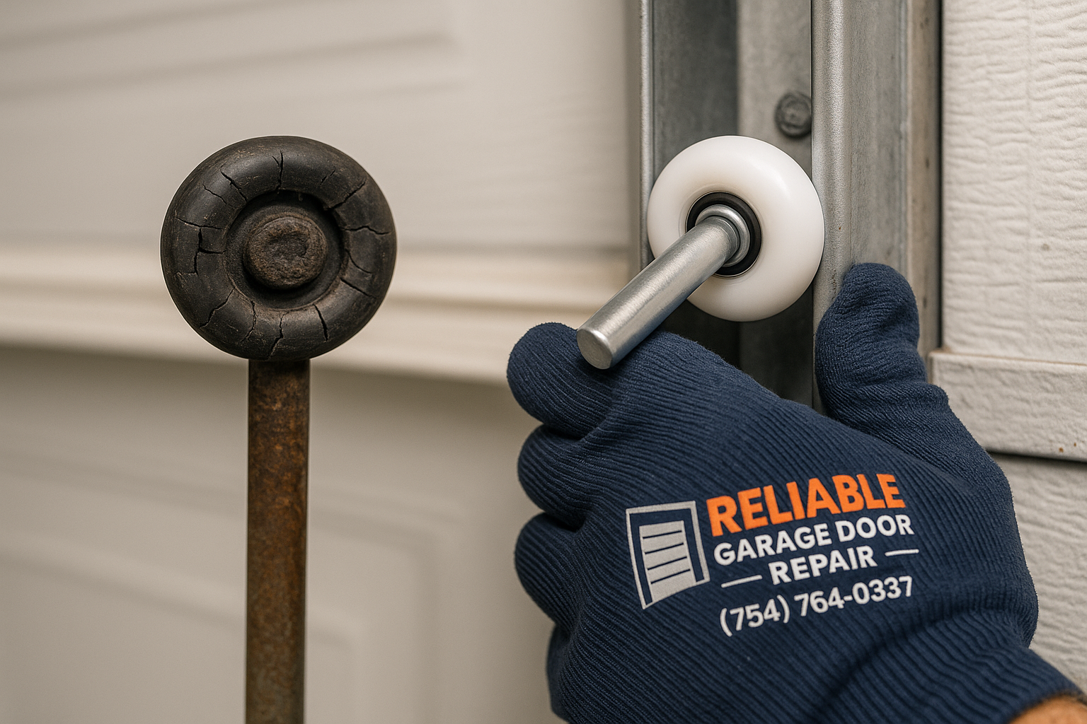 Garage Door Roller Replacement service in Armonk