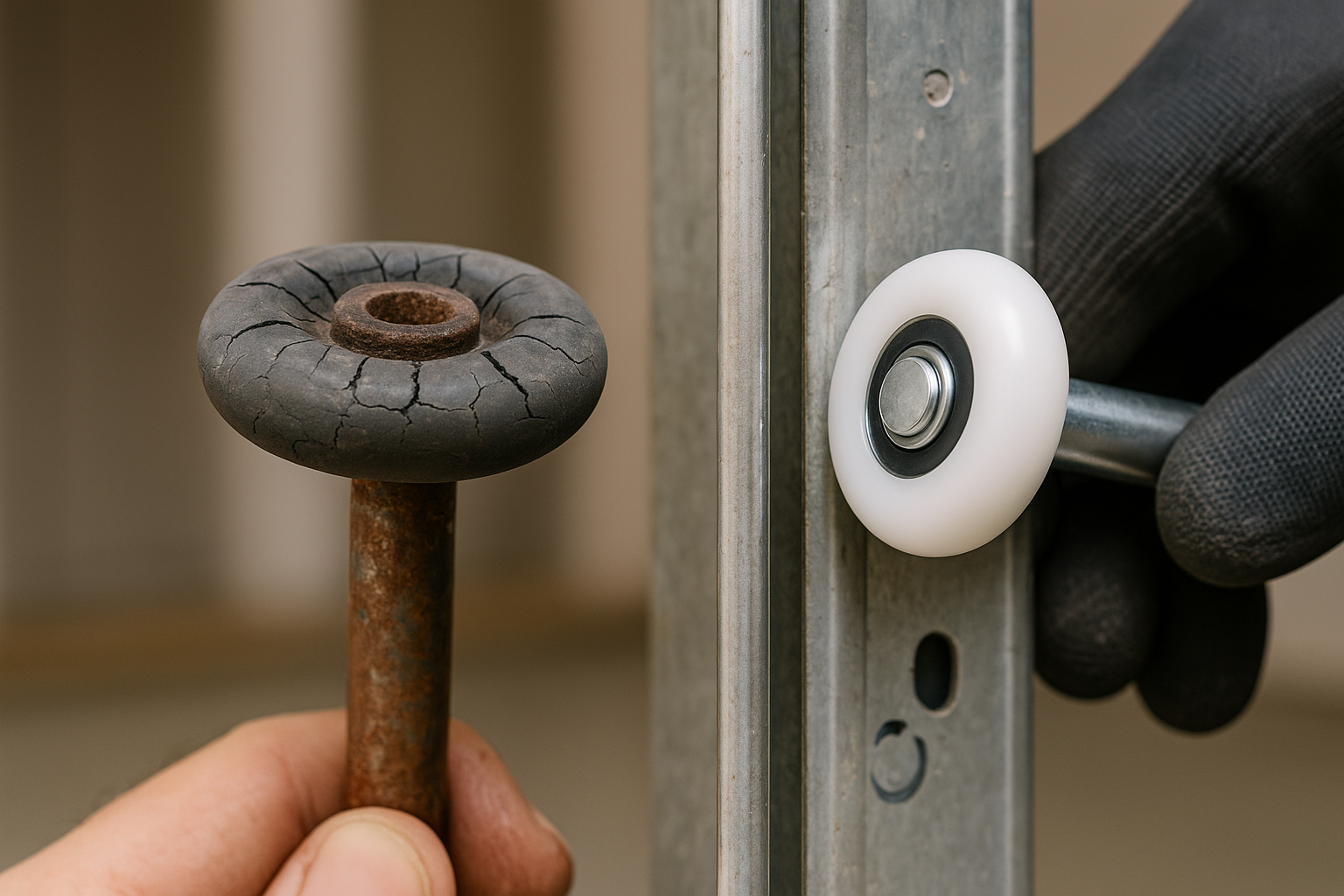 Garage Door Roller Replacement service in Oyster Bay