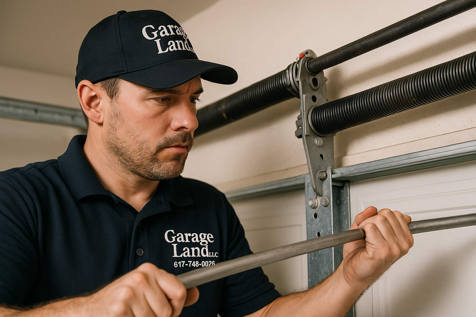 Garage Door Spring Repair service in Greenville