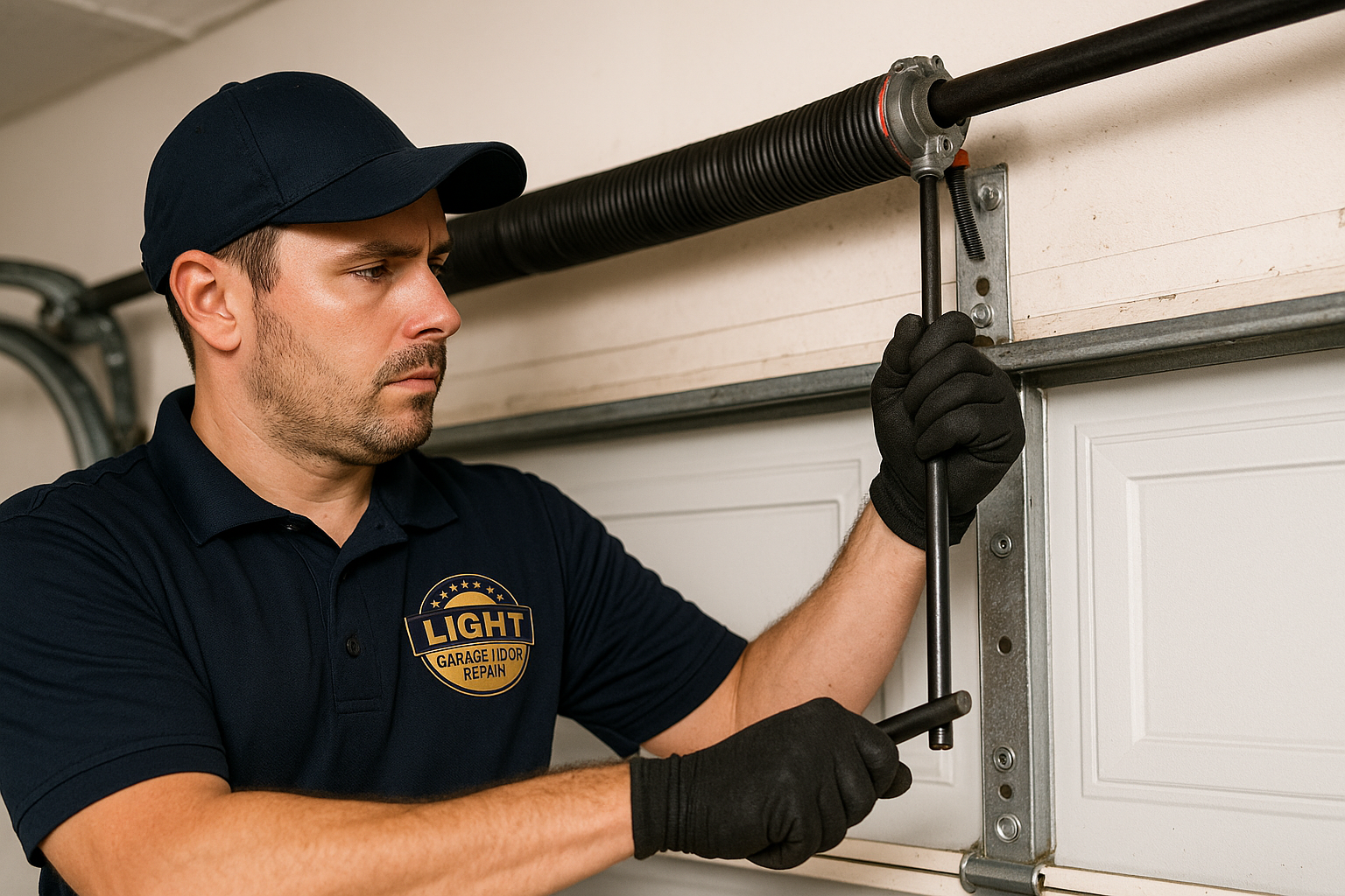 Garage Door Spring Repair service in Noroton