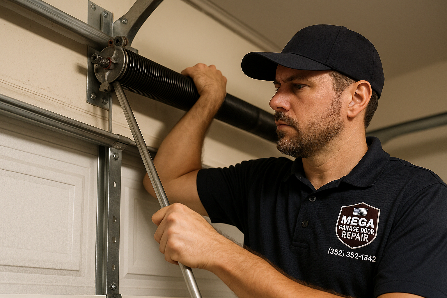 Garage Door Spring Repair service in Pleasantville