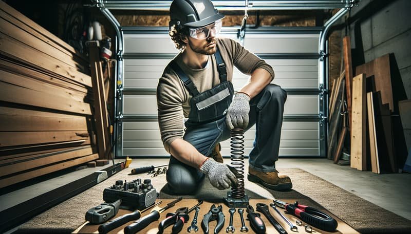 Garage Door Spring Repair in Greenwich