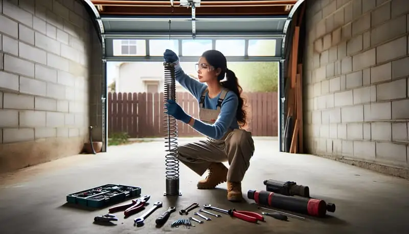 Garage Door Spring Repair in Greenwich