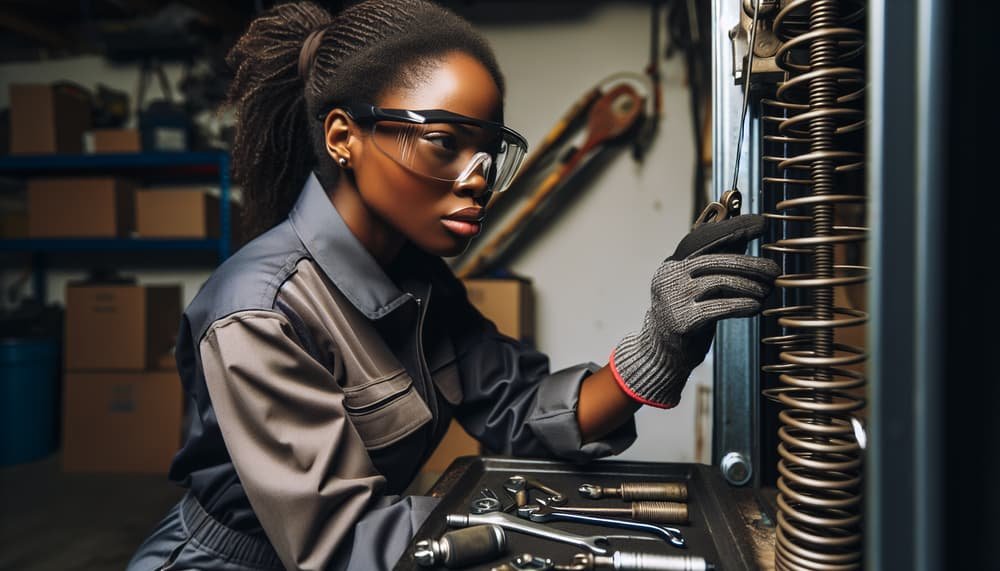 Garage door work in Mianus
