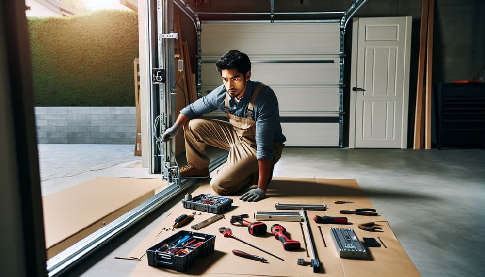 Garage door work in Byram