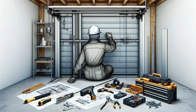 Garage Door Track Repair — Pound Ridge