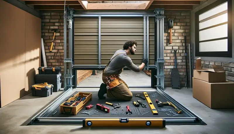 Garage Door Track Repair — Eastchester